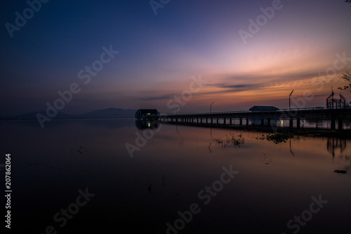 A beautiful summer day in the bangpra, chonburi thailand photo