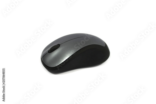 new computer mouse isolated on white background