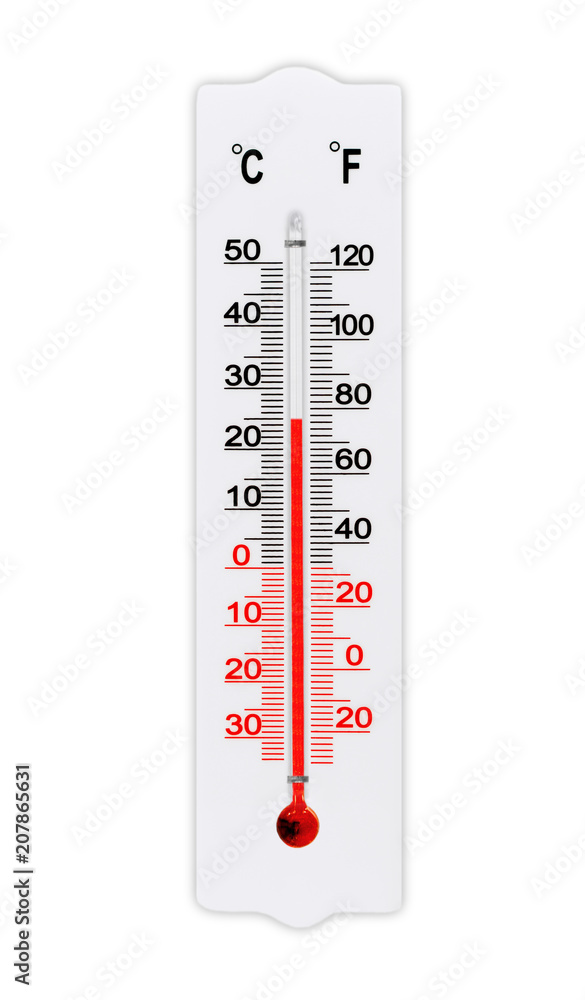 Outdoor thermometer for measuring air temperature Vector Image