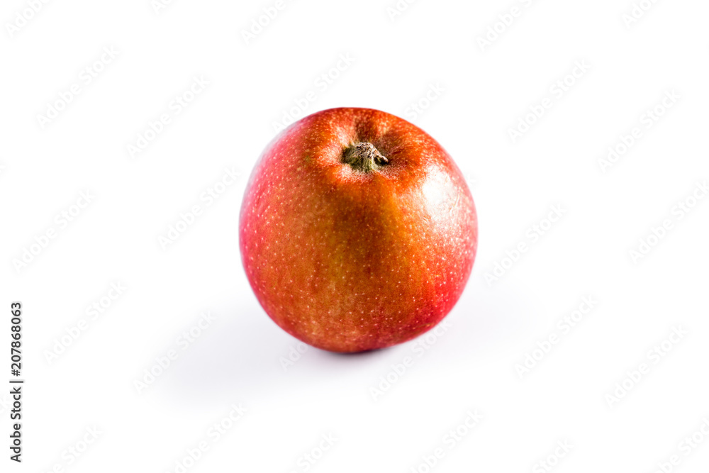 red apple on a white background red apple on a white background