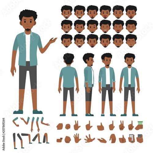 Set character people vector illustration
