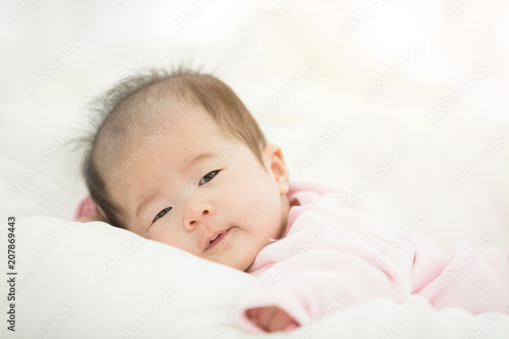 Beautiful smiling cute asian baby. Beautiful smiling cute asian baby.
