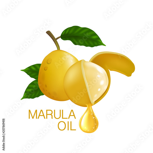 Face Skin Care Marula Organic Serum