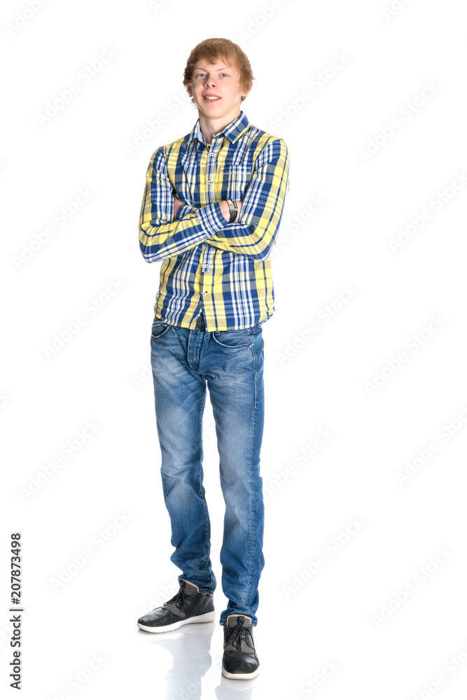 A young red-haired guy A young red-haired guy