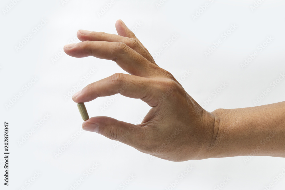 Herbal supplement in capsules