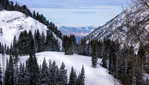 Ski Bum's view of the Salt Lake City Valley