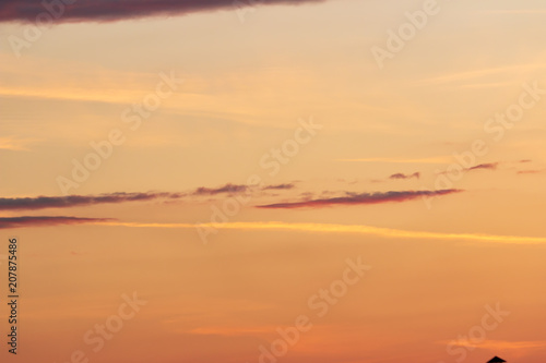 clouds in the sky at sunset © studybos