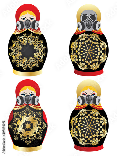 Matryoshka in respirator