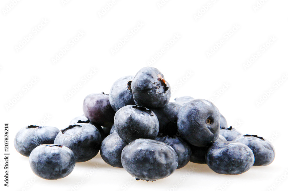 Blueberries isolated on white background Blueberries isolated on white background