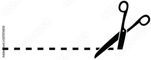 Scissors for cuttifng illustration