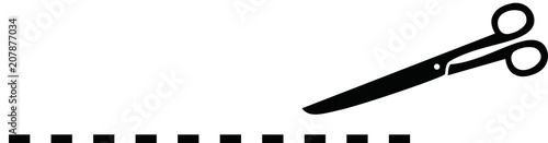 Scissors for cuttifng illustration