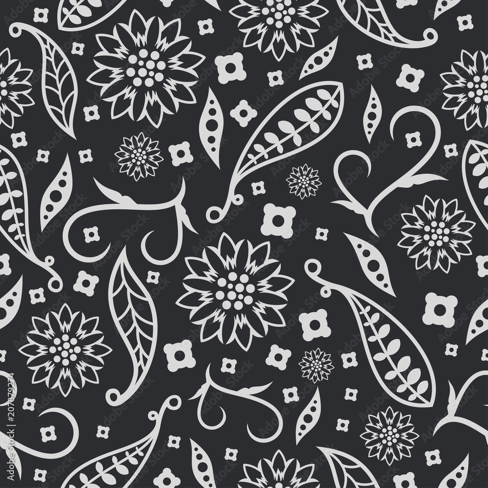 Fototapeta premium Beautiful Pattern with paisley design