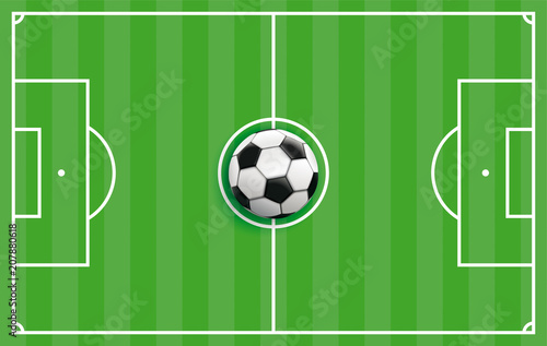 Grüne Fußball Taktiktafel