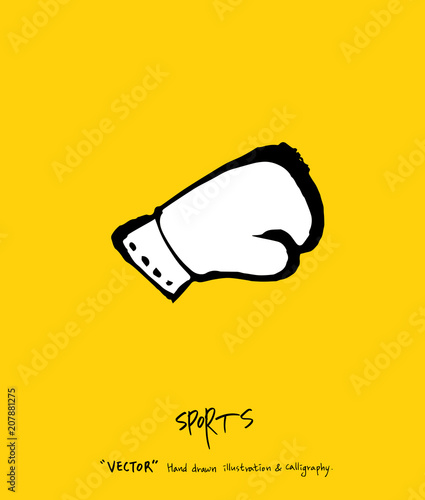 스포츠 포스터 / 손으로 그린 스포츠 그림