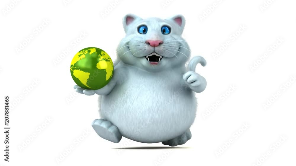 Fun cat - 3D Animation Fun cat - 3D Animation