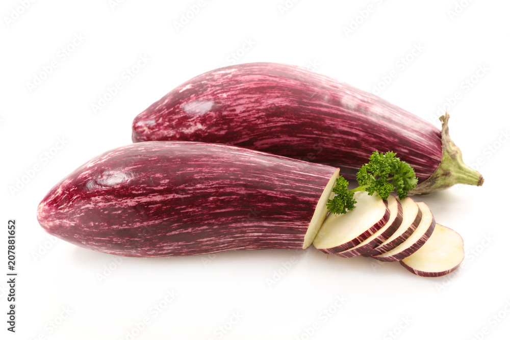 eggplant isolated on white background eggplant isolated on white background