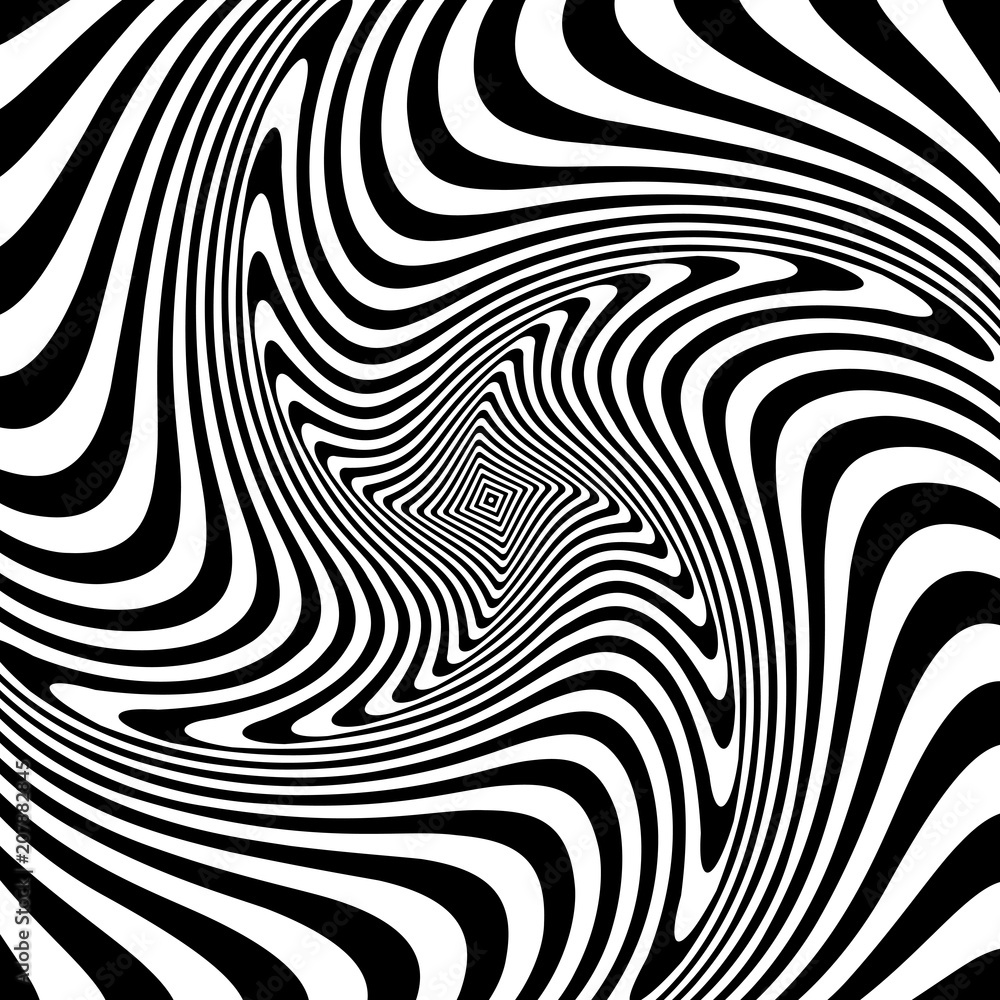 Abstract op art design. Abstract op art design.