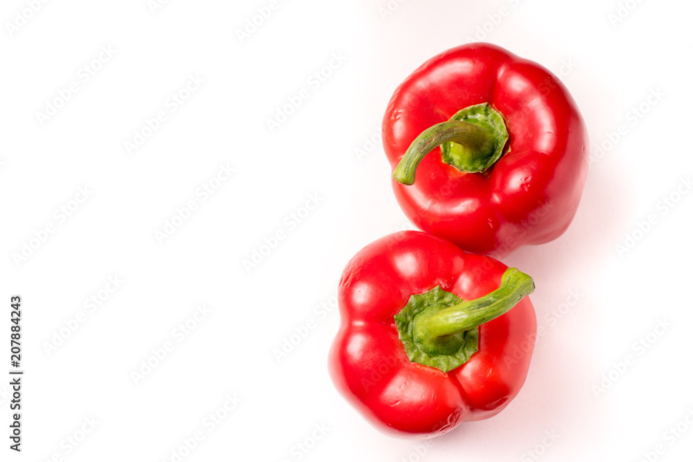 Red organic snack pepper, bellpepper Red organic snack pepper, bellpepper