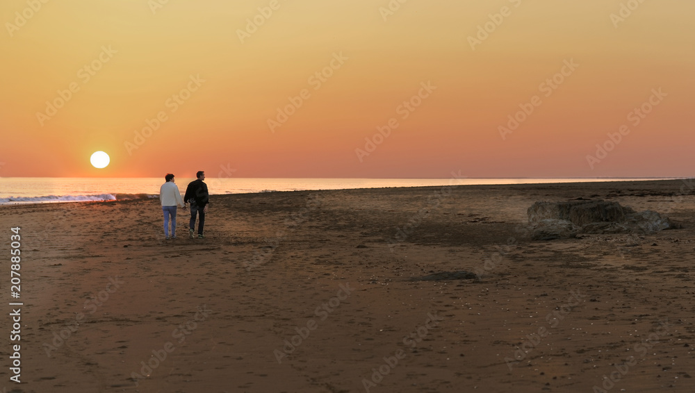 Couple sur la plage