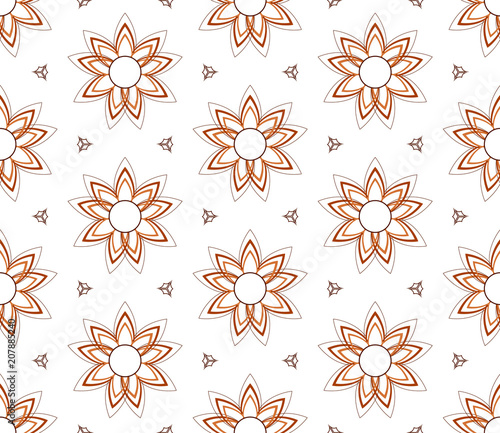 Seamless pattern for traditional kurta pajamas