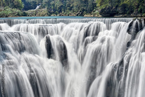 Beautiful shifen waterfall in taiwan      
