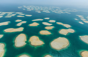 Papier peint photo Île Vue aérienne des îles The World Dubaï  © Lukas Gojda