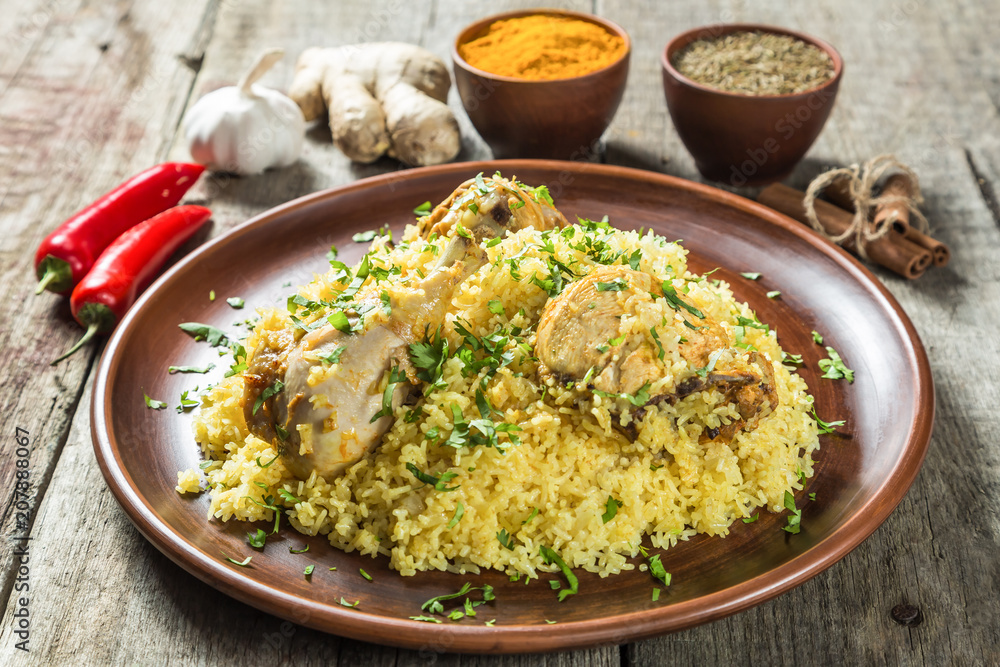 Biryani. The national dish of Indian cuisine.