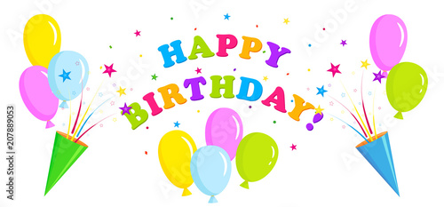 Happy birthday banner