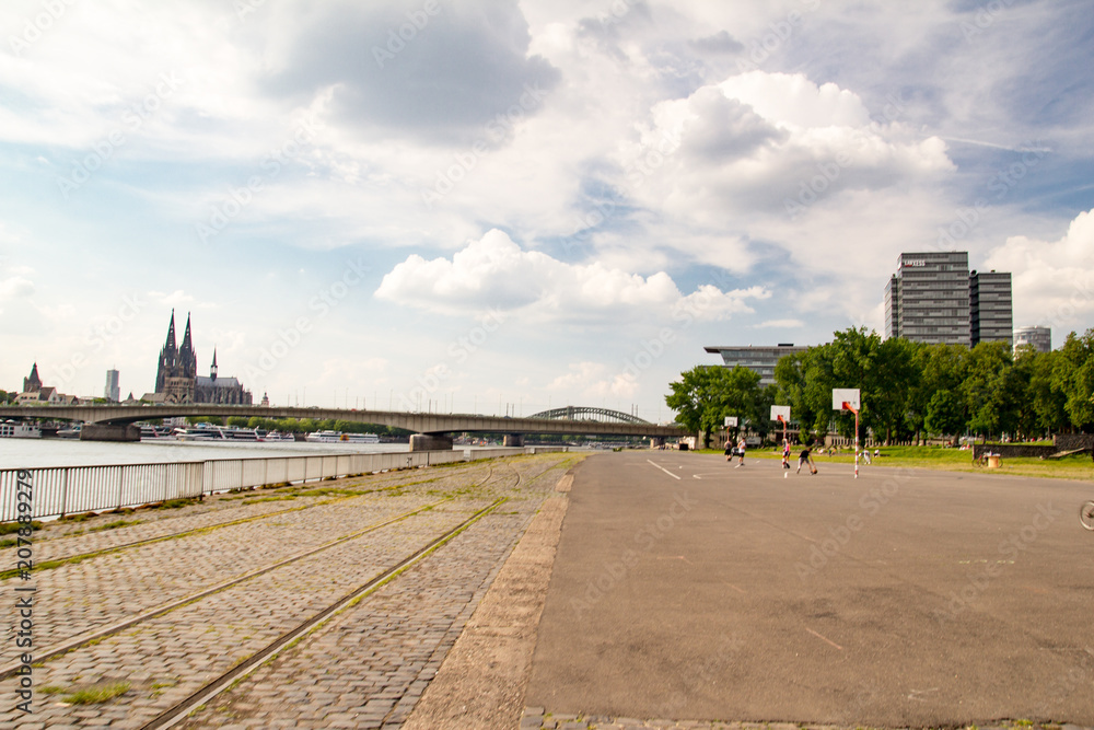 Old quay in Cologne