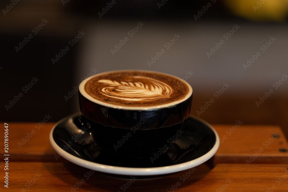 Fototapeta Backgrounds of Latte coffee.