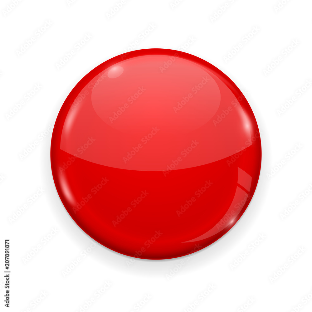 Red web button isolated on white background. Round 3d icon Red web button isolated on white background. Round 3d icon