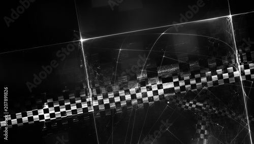 checkered abstract background. Unusual racing texture