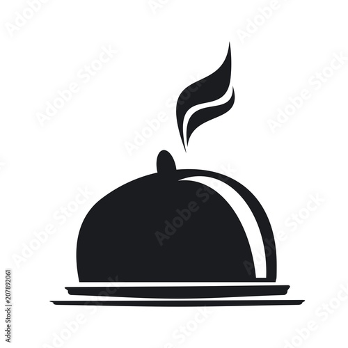 Vector illustration of a icon restaurant