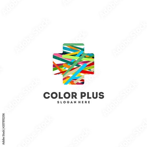 Abstract Plus logo designs vector, Health logo symbol vector icon © Lucky Creative's