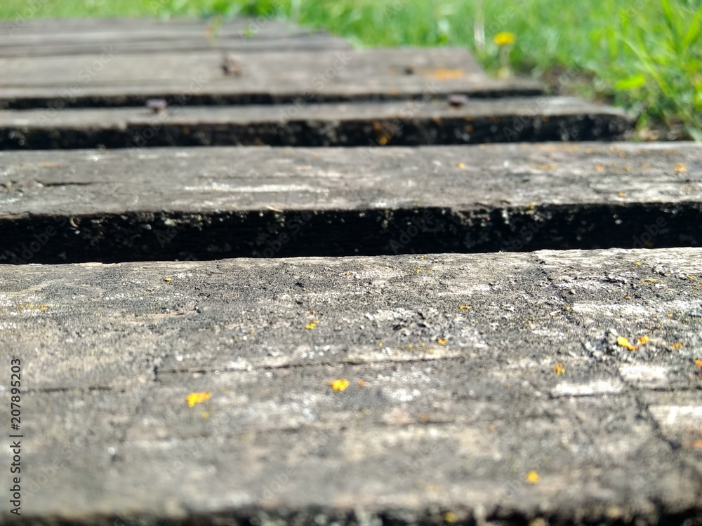 Fototapeta premium bridge from pallet background