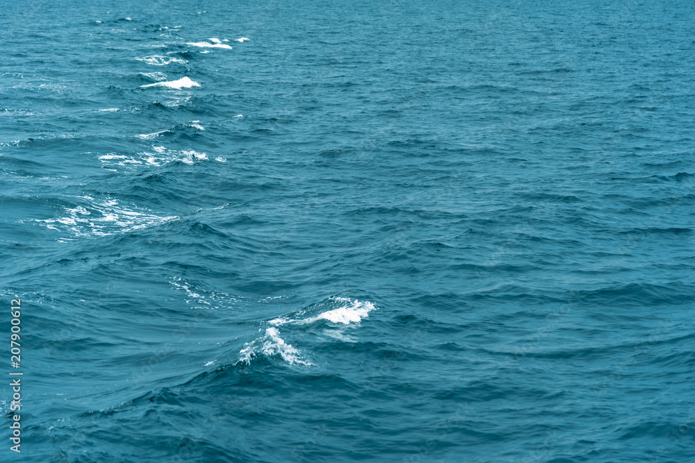Pure aqua sea blue water wave surface background Pure aqua sea blue water wave surface background