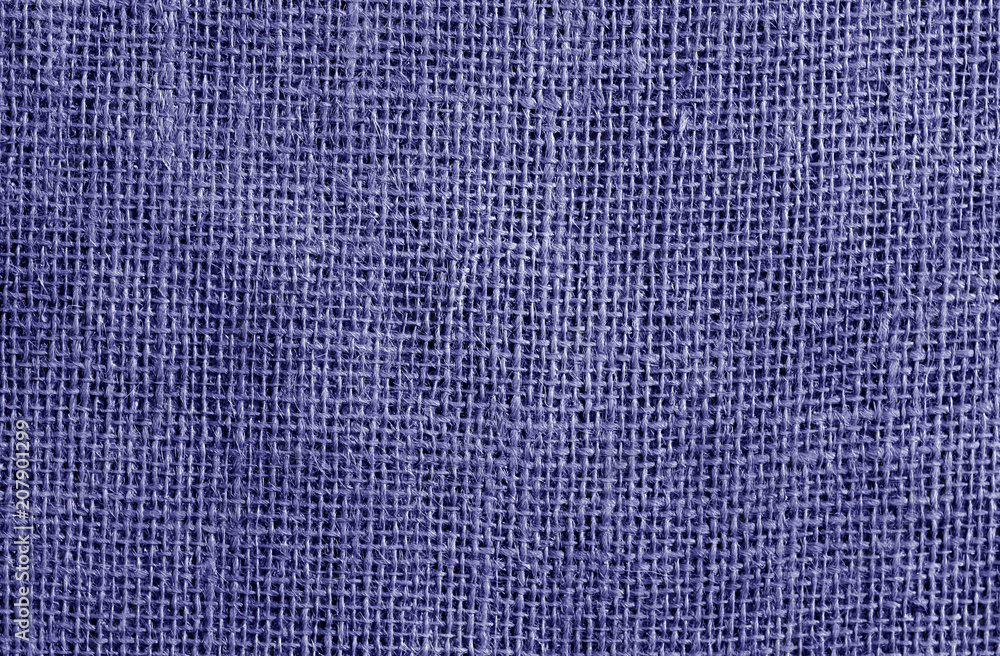 Fototapeta premium Cotton fabric texture in blue color.