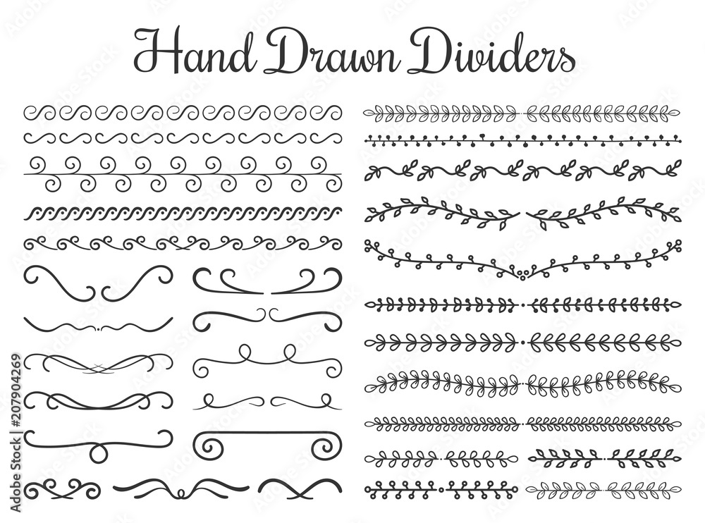 Hand Drawn Dividers
