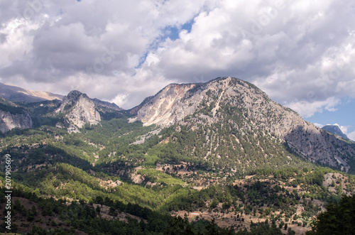 Mountain range in Beydaglari Sahil Milli Parki, Toros (Taurus) mountain range, Tekirova, Turkey.