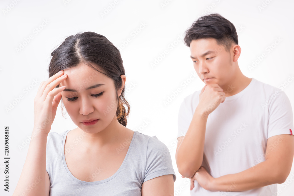 Unhappy. Couple in trouble. Conflict and couple crisis. Unhappy. Couple in trouble. Conflict and couple crisis.