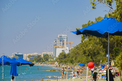 beach area on the island of Cyprus