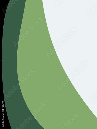 Fractal gradient background in a green colors