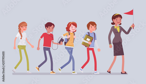 School group excursion
