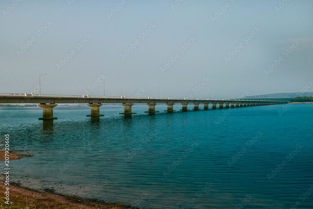 Thailand, Asia, Kanchanaburi Province, Kwai River, Bridge - Built Structure Thailand, Asia, Kanchanaburi Province, Kwai River, Bridge - Built Structure