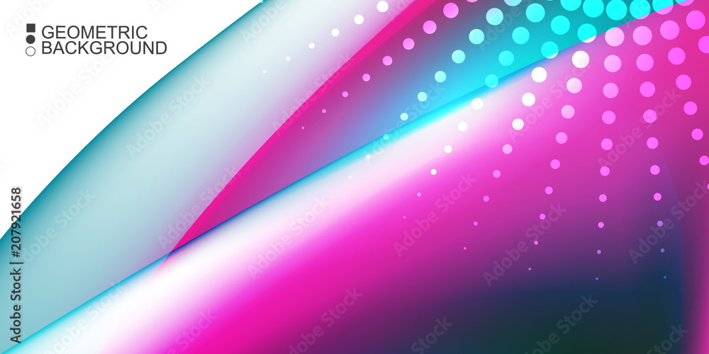 Fototapeta premium Geometric colorful abstract background