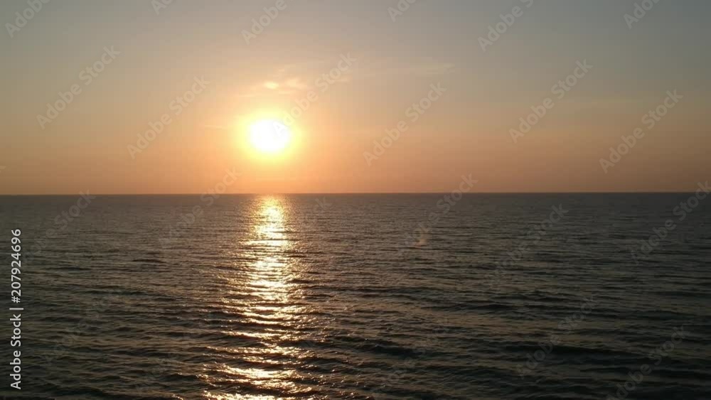 Sunset reflected with sea Sunset reflected with sea
