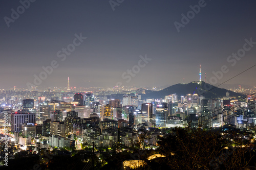 a night view of Seoul