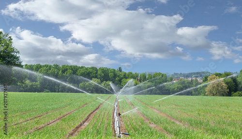 Watering crops 9