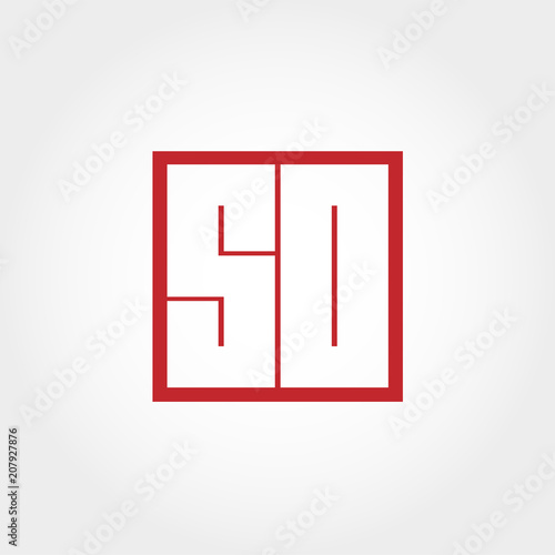 Free Download Initial Letter SO Logo Template Vector Design - GFXLoad