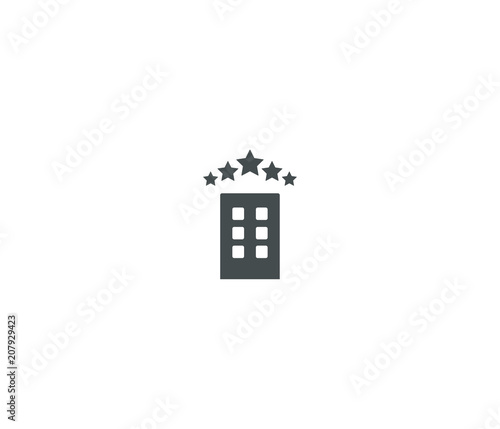 Five start hotel icon